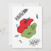 ピザディナイタリアンーバースデーパーティーランチ 招待状 (裏面)