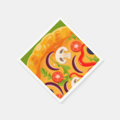 ピザディナーパーティー スタンダードカクテルナプキン (角)