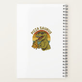 ピザディーノクールインレトロスタイル ノートブック (裏面)