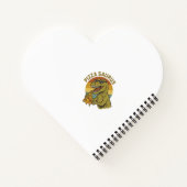 ピザディーノクールインレトロスタイル ノートブック (裏面)