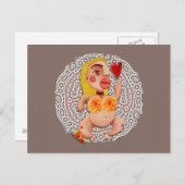 ピザディーバポストカード ポストカード (正面/裏面)