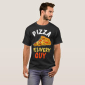ピザデリバリおもしろいガイのギフト Tシャツ (正面フル)
