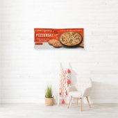 ピザデリバリー ピザカフェ ピザレストラン オープン 横断幕 (インサイチュ)