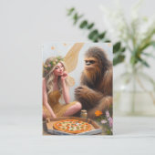 ピザナイトサスカッチと妖精 ポストカード (スタンド正面)