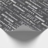 ピザネームイタリアンピザパーラーシェフ ラッピングペーパー (角)