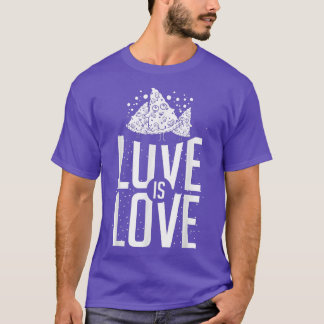 ピザハワイアンパイナップルハおもしろいワイ引用文7 Tシャツ