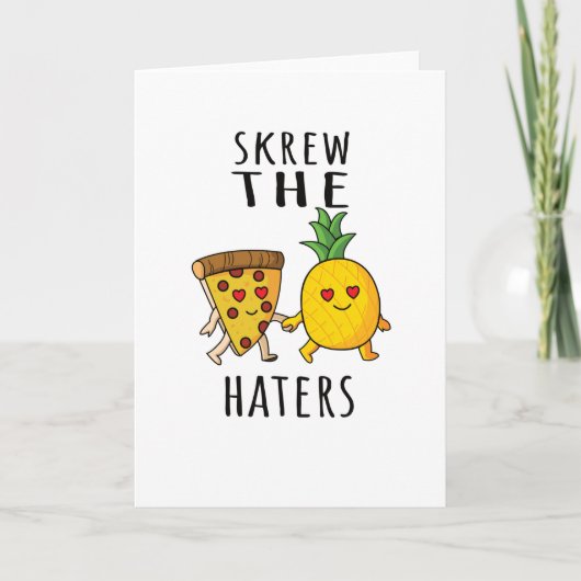 ピザハワイパイナップルピザフード カード (正面)