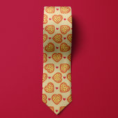 ピザハートがとってもキュート！ピザ好きのための楽しいアクセサリー ネクタイ