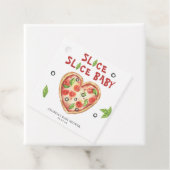 ピザハート水色ベビーシャワー フェイバータグ (インサイチュ)