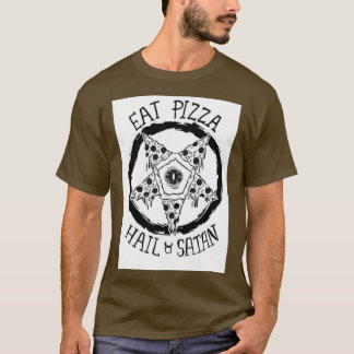 ピザハ食べイルサタン Tシャツ
