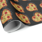 ピザバおもしろいンタインのように美味しい ラッピングペーパー (ロールコーナー)