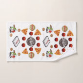 ピザバスルーム用タオルセット バスタオルセット (ハンドタオル)