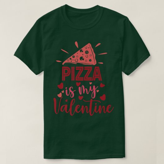 ピザバレンタイン Tシャツ (デザイン正面)