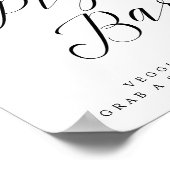 ピザバーシック書結婚跡の看板 ポスター (角)