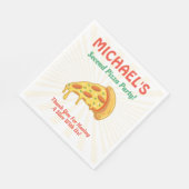 ピザバースデーパーティナプキンズ スタンダードランチョンナプキン (角)