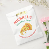 ピザバースデーパーティーの好意バッグ フェイバーバッグ (封をした状態)