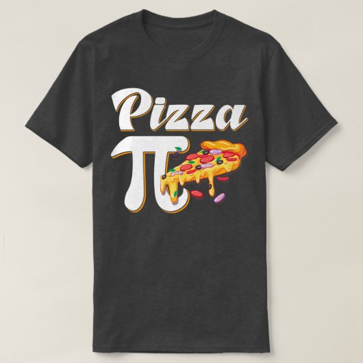 ピザパイおもしろいティー数値愛好家ハッピーPi日92 36 Tシャツ (デザイン正面)