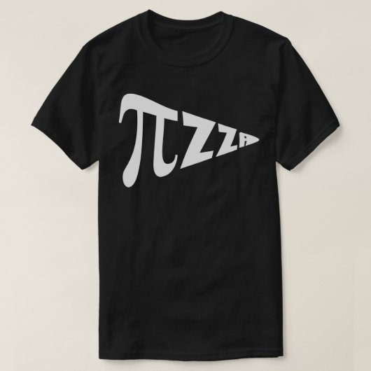 ピザパイおもしろい新学期数学 Tシャツ (デザイン正面)