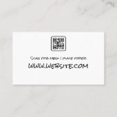 ピザパイスライス |レストラン | Qrコード 名刺 (裏面)