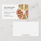 ピザパイスライス 名刺 (正面/裏面)