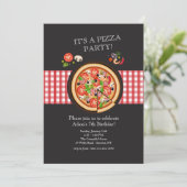 ピザパイ招待状 招待状 (スタンド正面)