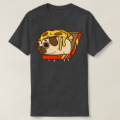 ピザパグ Tシャツ (デザイン正面)