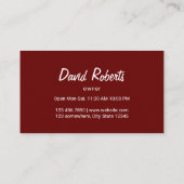 ピザパスタレストランウ素朴ッド ロイヤリティカード (裏面)