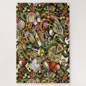 ピザパズル大 ジグソーパズル (縦)