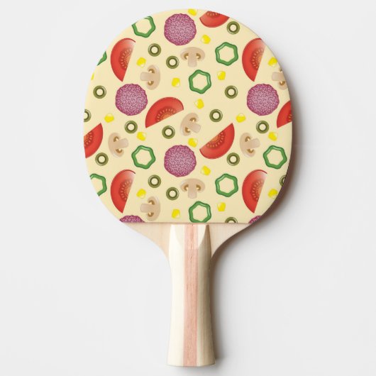 ピザパターン2 卓球ラケット (正面)