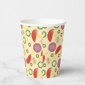 ピザパターン2 紙コップ (右)