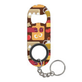 ピザパターン キーホルダー栓抜き (裏面)