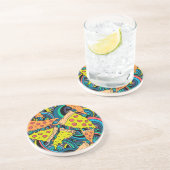 ピザパターン コースター (側面)