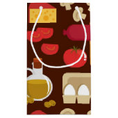 ピザパターン スモールペーパーバッグ (裏面)