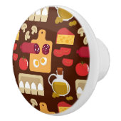 ピザパターン セラミックノブ (右)