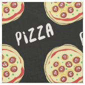 ピザパターン ファブリック (クローズアップ)