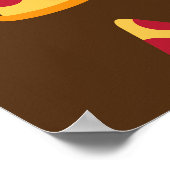 ピザパターン ポスター (角)