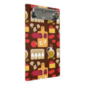 ピザパターン ミニクリップボード (アングル)