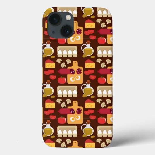 ピザパターン Case-Mate iPhoneケース (裏面)