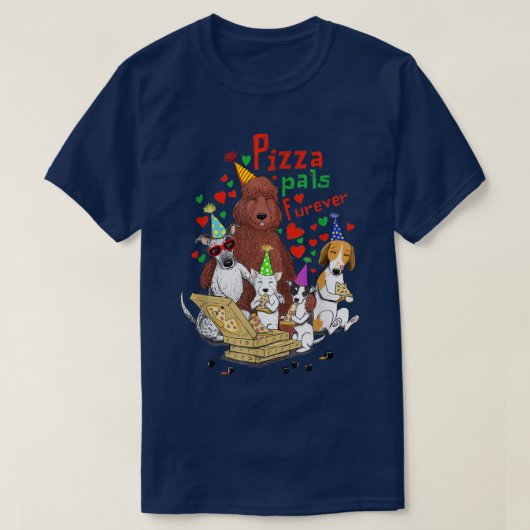 ピザパルズフーリーバー Tシャツ (デザイン正面)