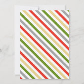 ピザパーティの招待状ピザ誕生日ピザパーティー 招待状 (裏面)