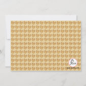 ピザパーティの招待状 招待状 (裏面)