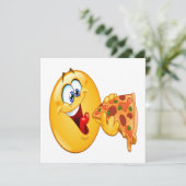 ピザパーティの招待状 招待状 (スタンド正面)