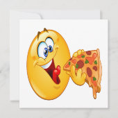 ピザパーティの招待状 招待状 (正面)