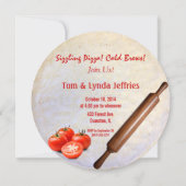 ピザパーティの招待状 招待状 (裏面)