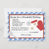 ピザパーティーありがとうご注意 サンキューカード (正面)