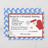 ピザパーティーありがとうご注意 サンキューカード (正面/裏面)