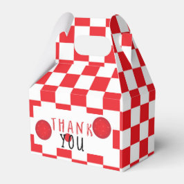 ピザパーティーありがとう誕生日トリートお願い箱 フェイバーボックス