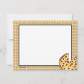 ピザパーティーの平らなサンキューカード サンキューカード (裏面)