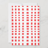 ピザパーティーイタリアンおもしろい子供の誕生日 招待状 (裏面)