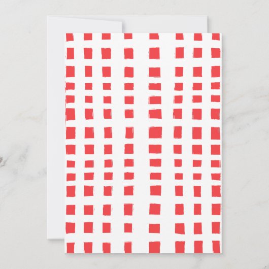 ピザパーティーイタリアンおもしろい子供の誕生日 招待状 (裏面)